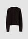 Brown cable-knit wool-blend cardigan_4