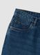 Blue denim slim-fit jeans in cotton and viscose blend_5