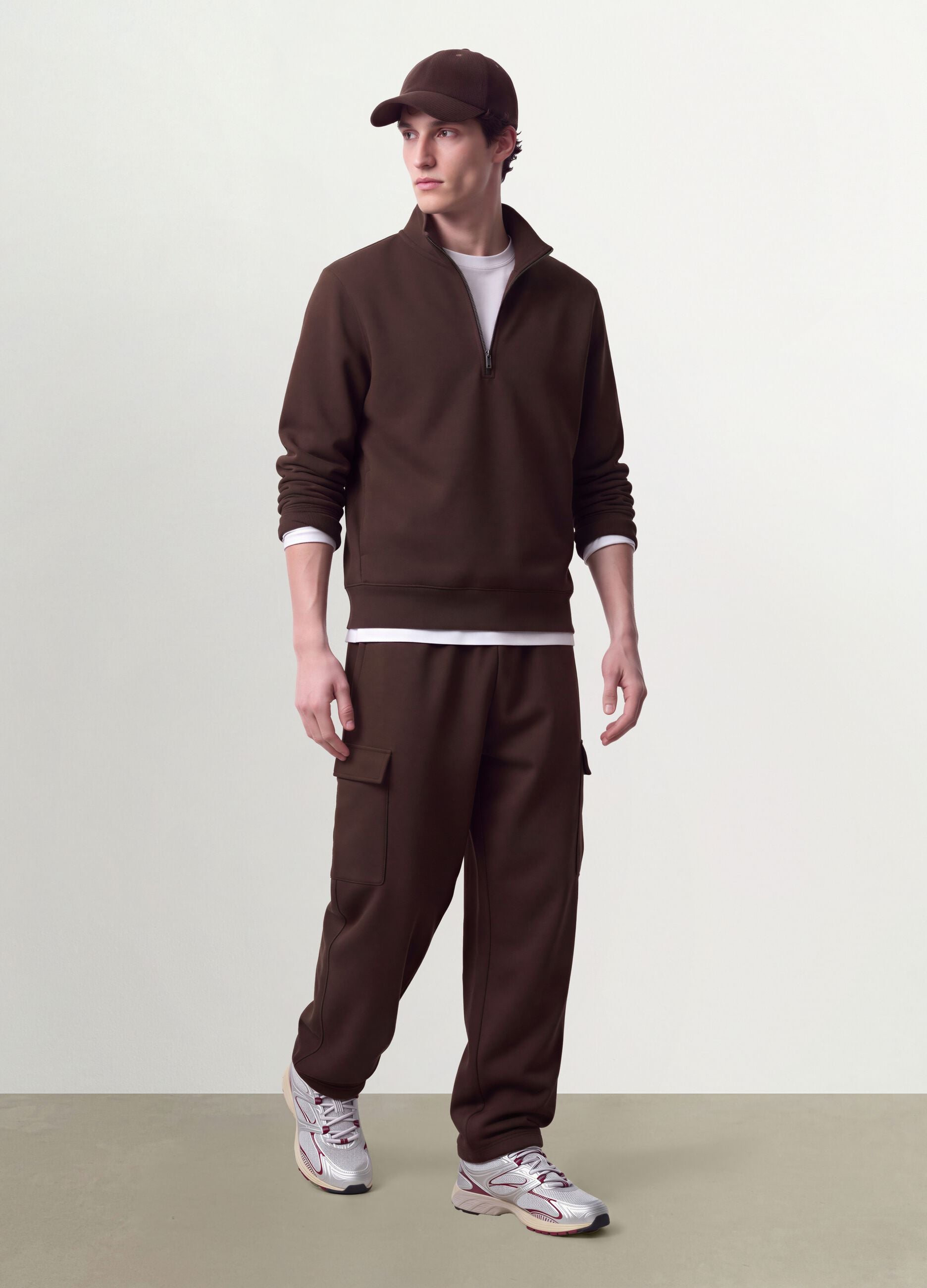 &Kappa;&alpha;&phi;έ half-zip &alpha;&pi;ό &beta;&alpha;&mu;&beta;&alpha;&kappa;&epsilon;&rho;ό &mu;ί&gamma;&mu;&alpha; &mu;&epsilon; &sigma;&tau;&rho;&omicron;&gamma;&gamma;&upsilon;&lambda;ή &lambda;&alpha;&iota;&mu;ό&kappa;&omicron;&psi;&eta;