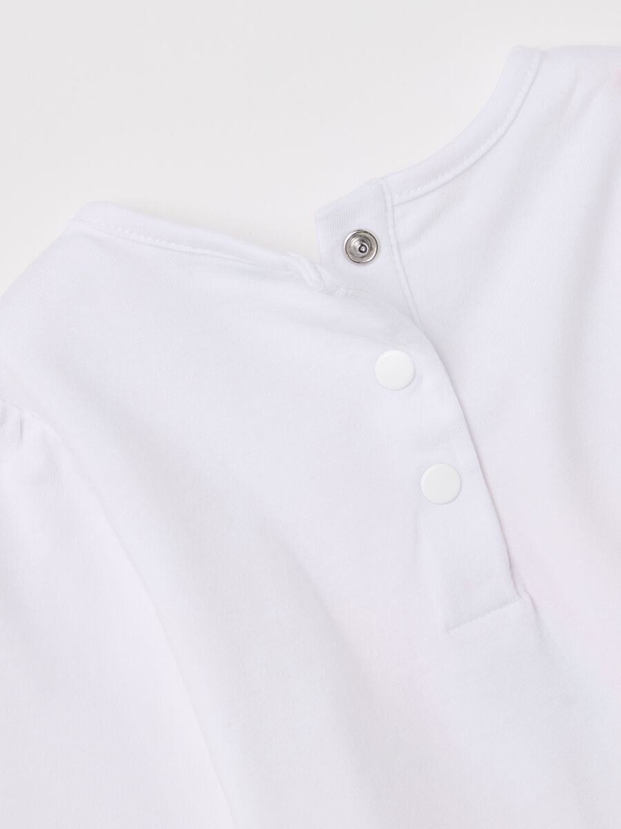 Long-sleeved T-shirt with diamant&eacute;s and rainbow print_3