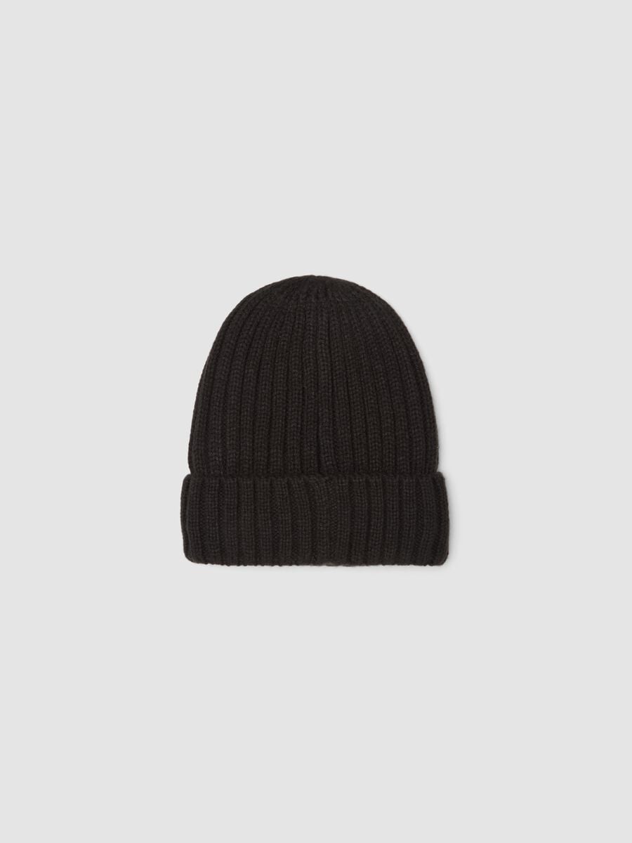 Rib-knit beanie with turn-up cuff ALTAVIA WITH DEBORAH COMPAGNONI_2