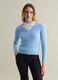 Cable-knit pullover with V neck_1