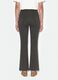 Grey flare trousers in stretch cotton_2