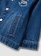 Shacket blu in puro cotone denim con bottoni a pressione_3