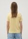 Yellow organic cotton short-sleeve T-shirt_3