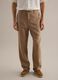 Brown pure linen trousers regular fit_1