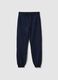 Boy's Blue Jogger Trousers in Pure Organic Cotton Regular Fit_3