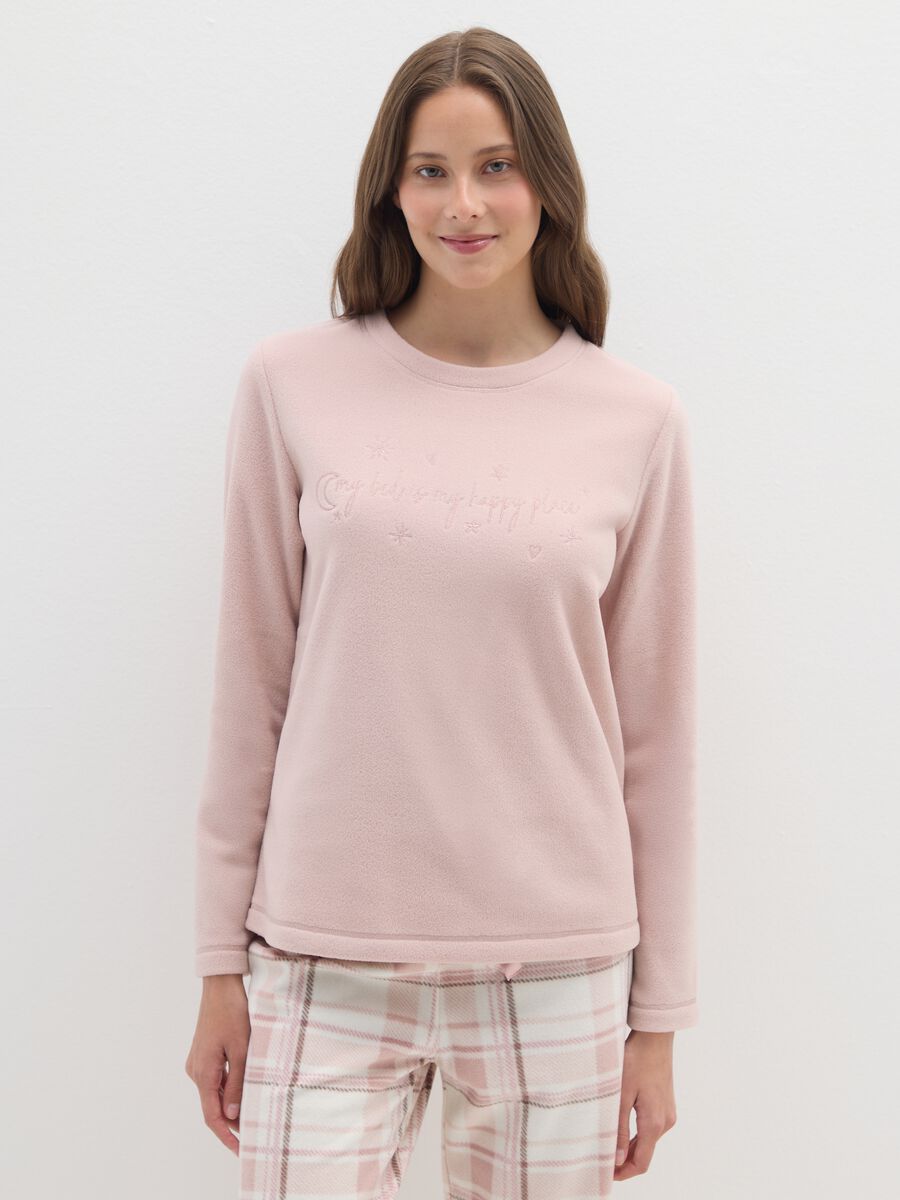 Pink Regular Fit Sweatshirt_1