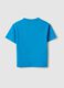 Boys' blue pure cotton regular fit T-shirt with print_4