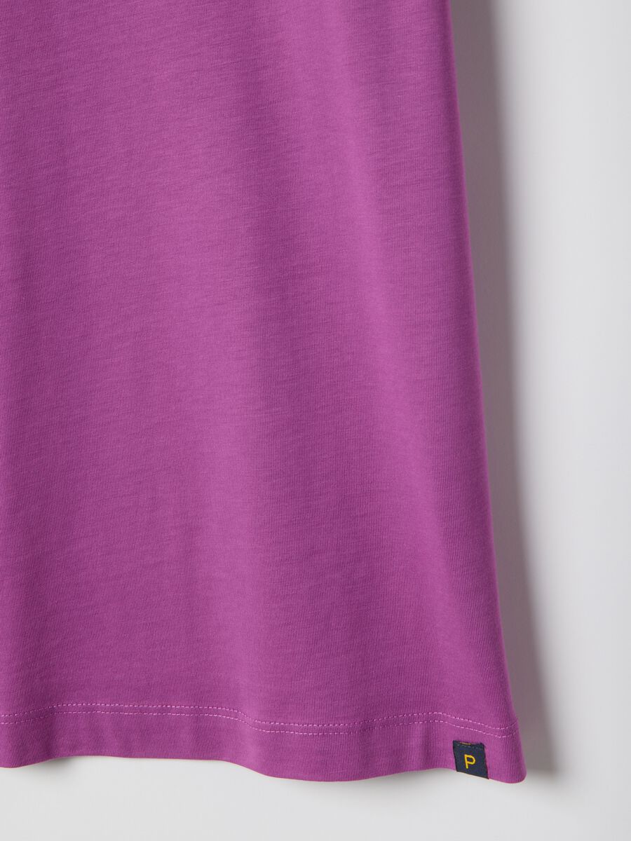 Viola Cotton Crew Neck T-shirt, Regular Fit_5