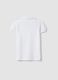 Polo blanc fille en pur coton coupe regular_1