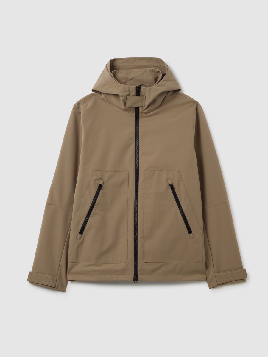 Beige jacket with zip_5