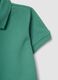 Boys&rsquo; green organic cotton polo shirt, regular fit_3