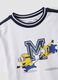 Wei&szlig;es Oversize-T-Shirt aus Stretch-Baumwolle mit Minions-Print f&uuml;r Jungen_2