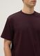 Brown pure cotton crew neck T-shirt regular fit_3