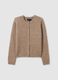 Beige Regular Fit Cardigan_4
