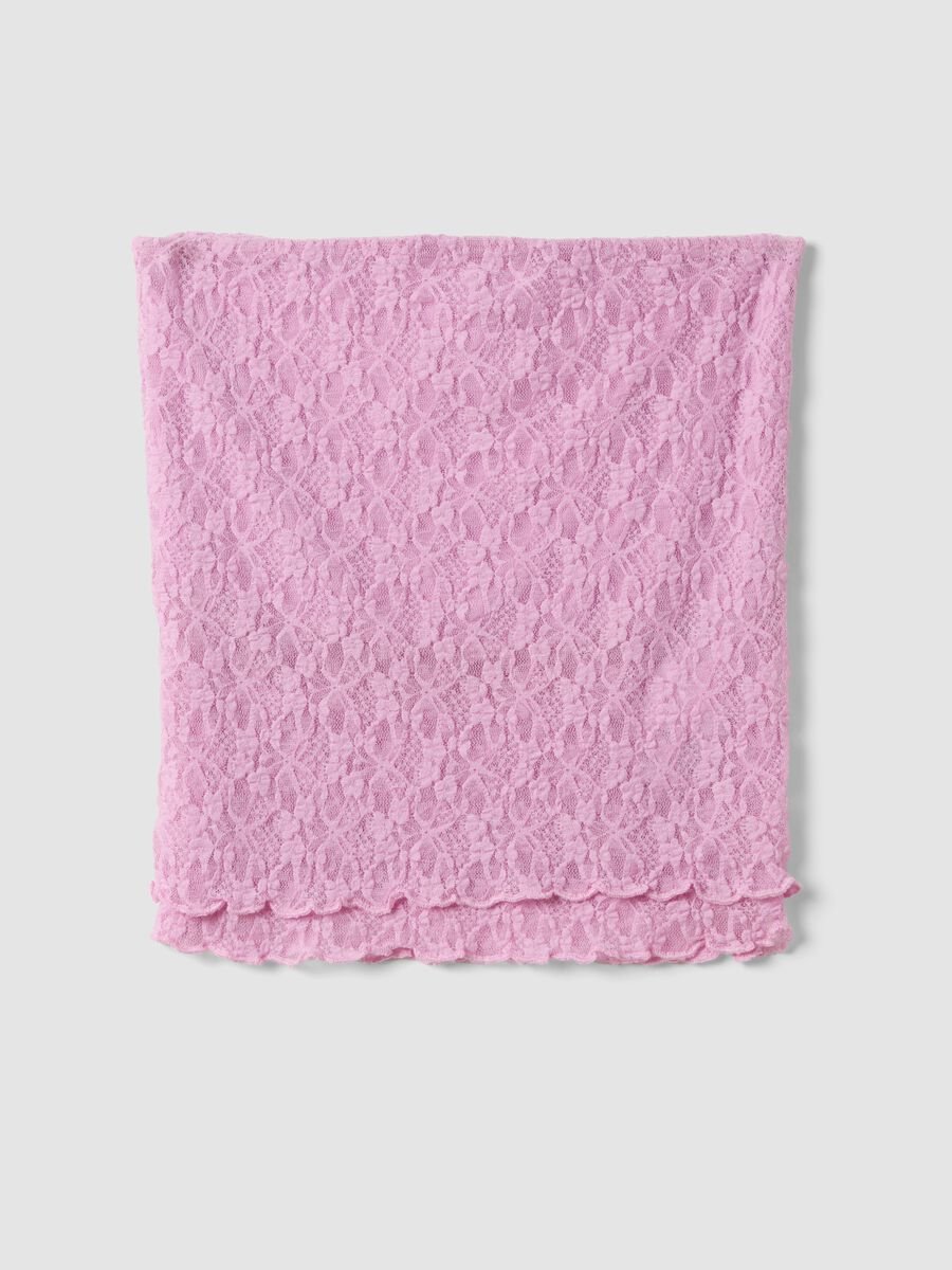 Kurzes rosa Top aus Stretchmaterial_0
