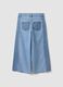 Hellblaue Wide-Leg-Jeans aus reiner Baumwolle f&uuml;r M&auml;dchen_1