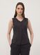 Black slim-fit viscose-blend waistcoat_2