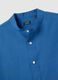 Men's blue shirt in cotton blend with regular-fit_5