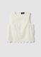 Blusa branca em algod&atilde;o puro com bordado ingl&ecirc;s_4
