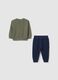 Children's multicolour cotton sweatshirt and trousers regular fit_1