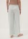 Green striped stretch cotton-blend poplin pyjama trousers_2