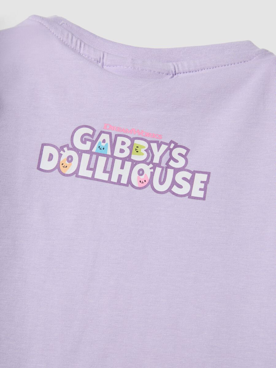 Girls' lilac stretch cotton regular fit t-shirt_3