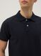 Slim fit blue pure cotton polo_3