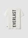 White pure cotton T-shirt with print, regular fit for boys_1