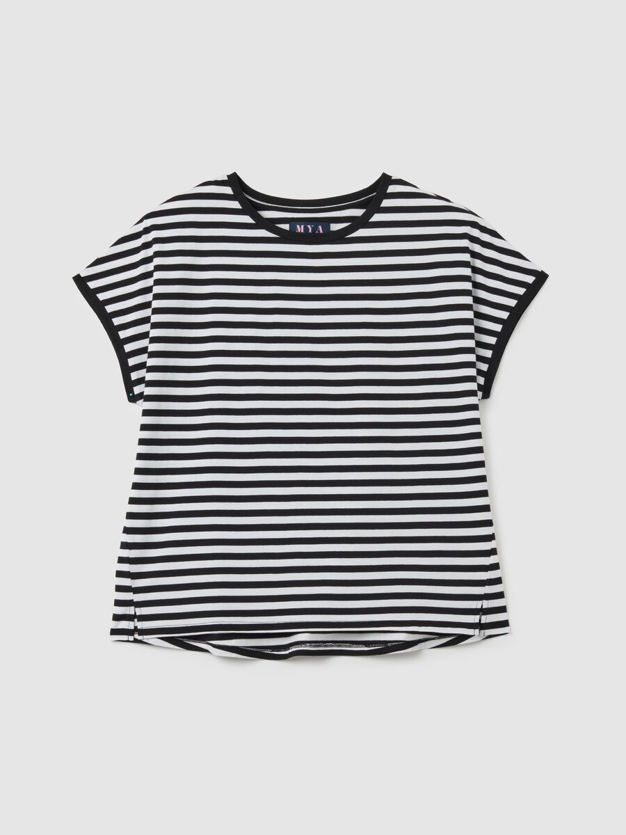 Multicolour regular fit pure cotton T-shirt_4