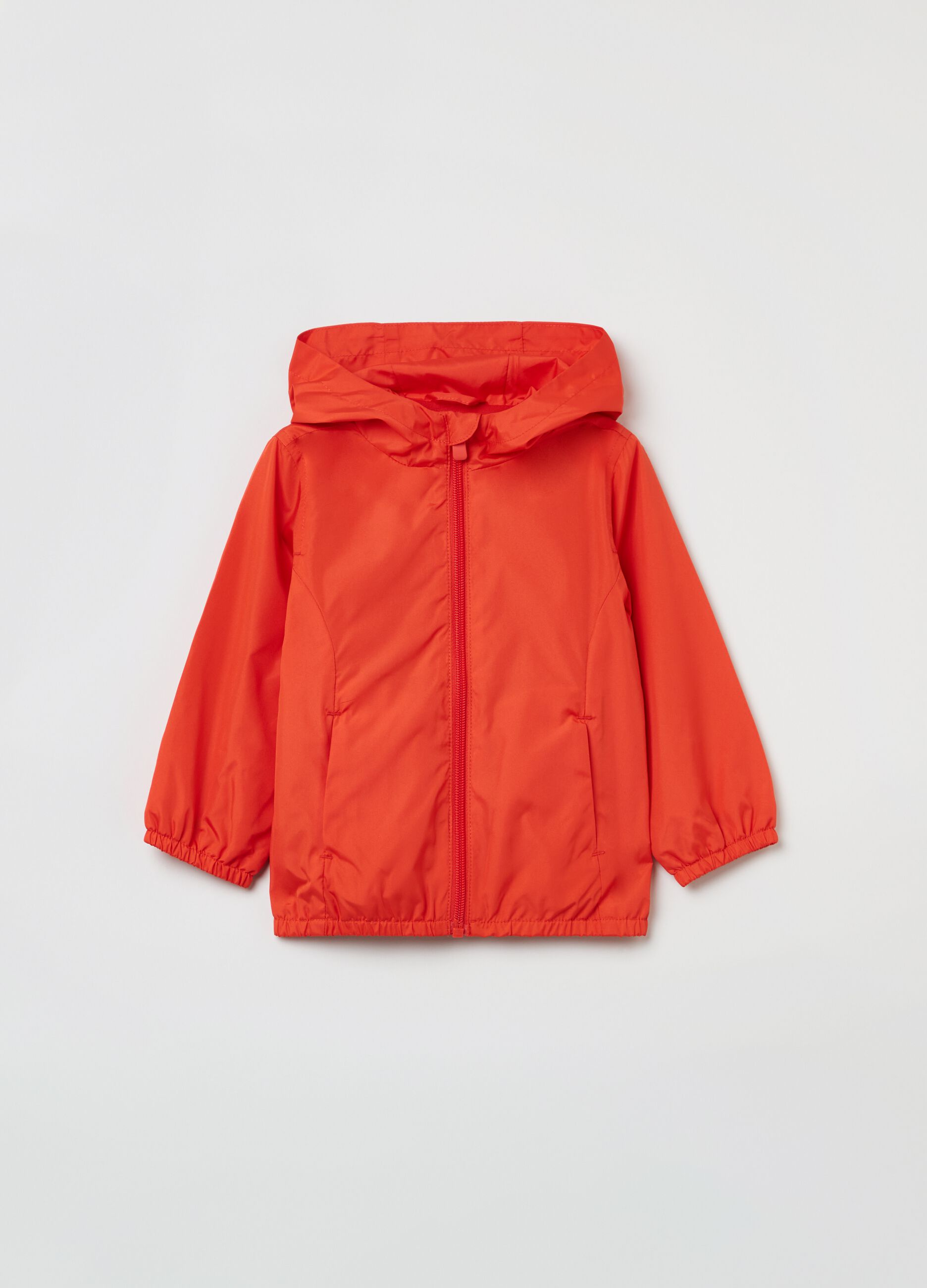 Waterproof jacket with hood