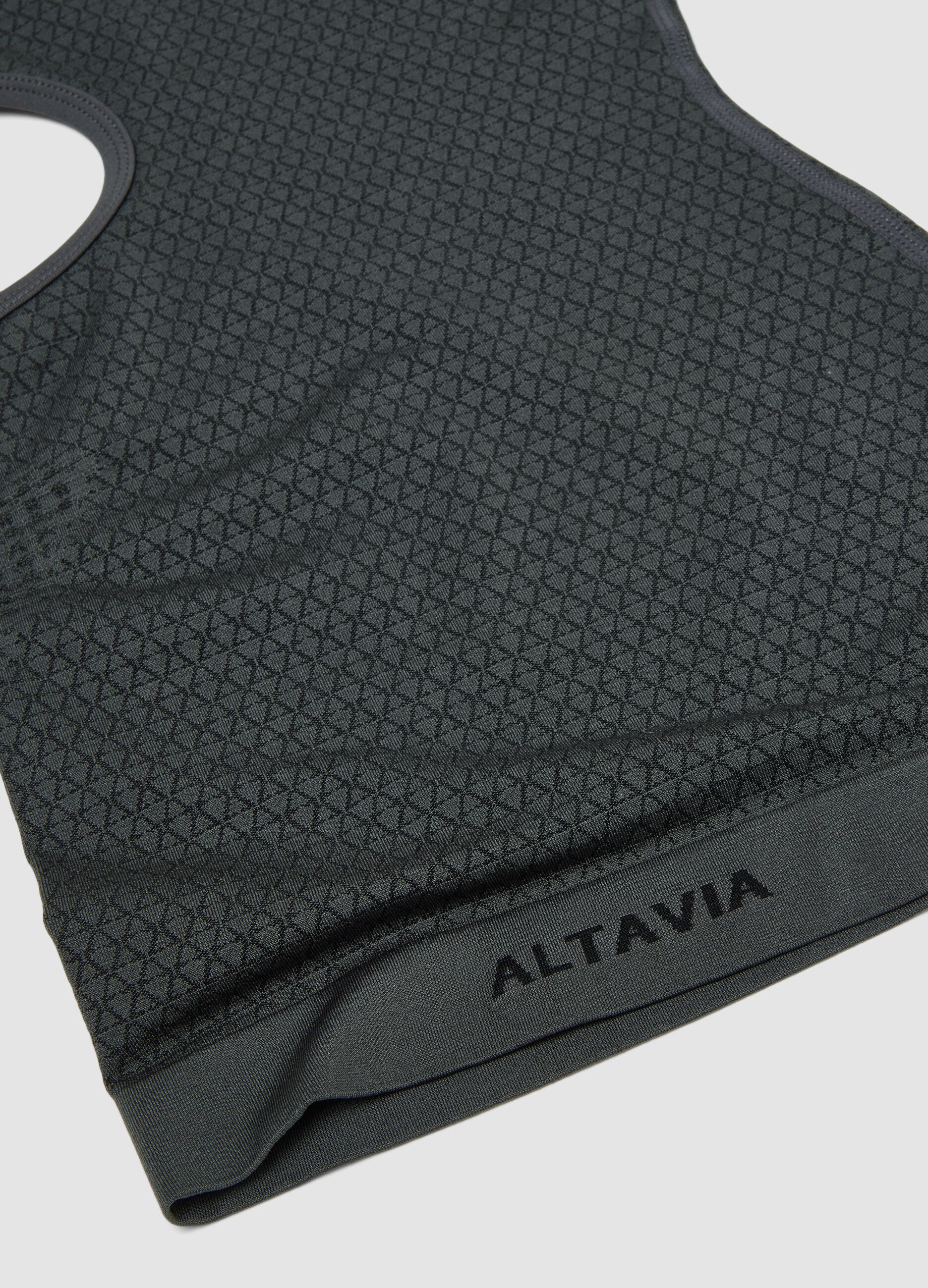 Balaclava grigio in tessuto elasticizzato ALTAVIA WITH DEBORAH COMPAGNONI
