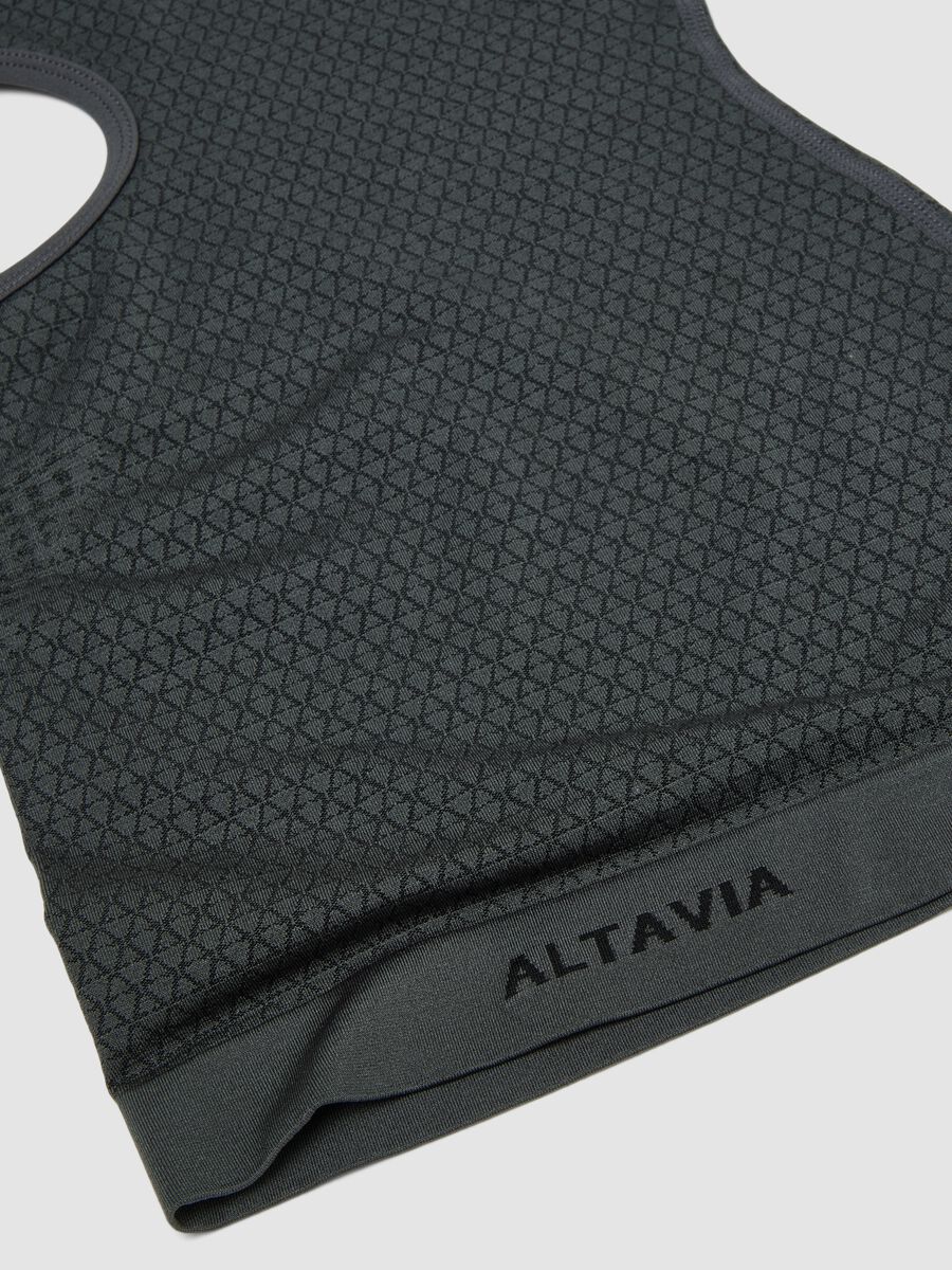 Balaclava grigio in tessuto elasticizzato ALTAVIA WITH DEBORAH COMPAGNONI_1