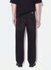 Schwarze Denim-Jeans mit Wide Leg aus reiner Baumwolle_2