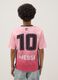 Pink short-sleeved T-shirt with graphic print, regular fit_2