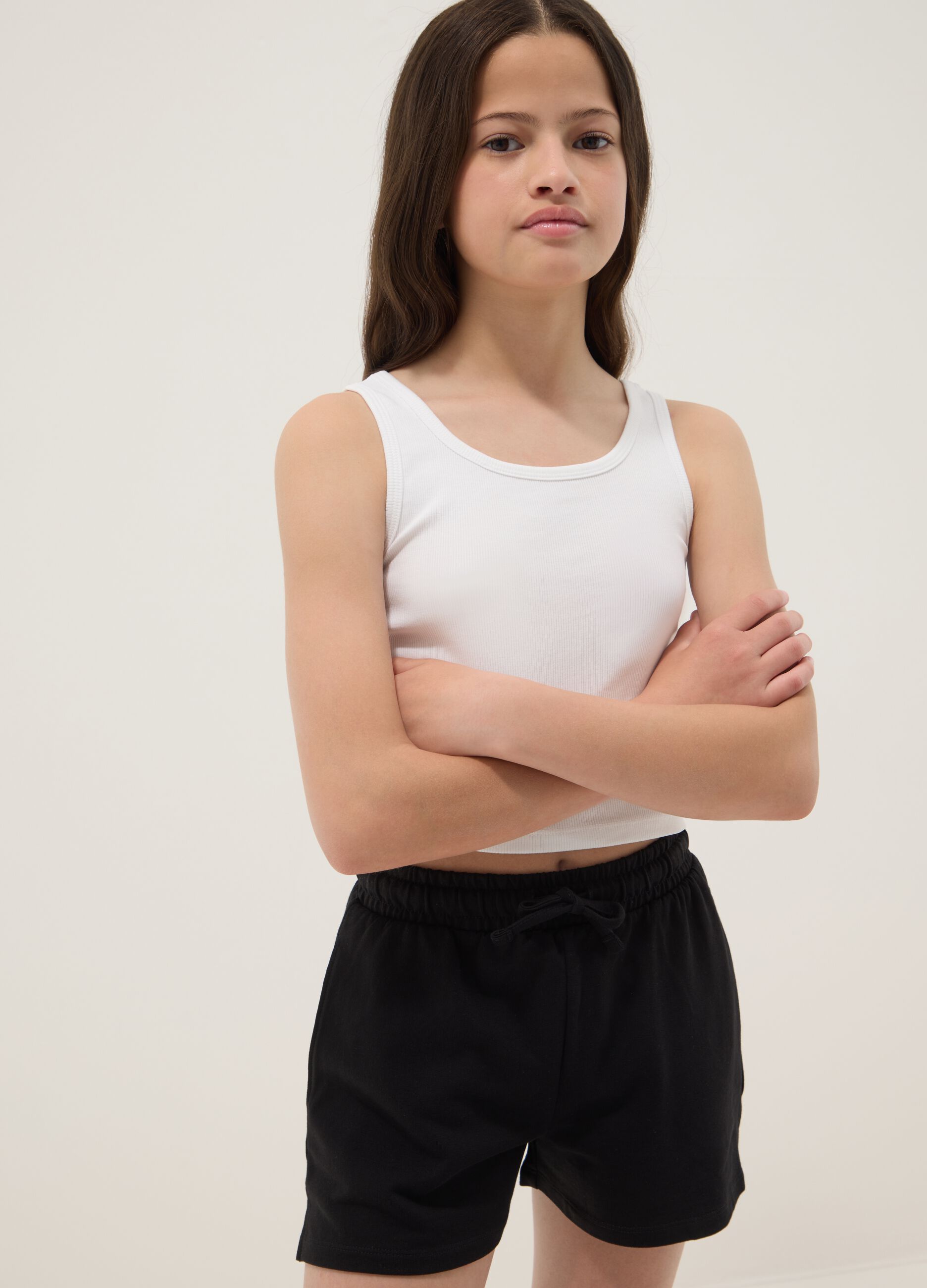 Girls&rsquo; multicolour fitted stretch cotton set