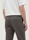 Pantaloni chino grigi in twill di cotone elasticizzato regular tapered fit_2