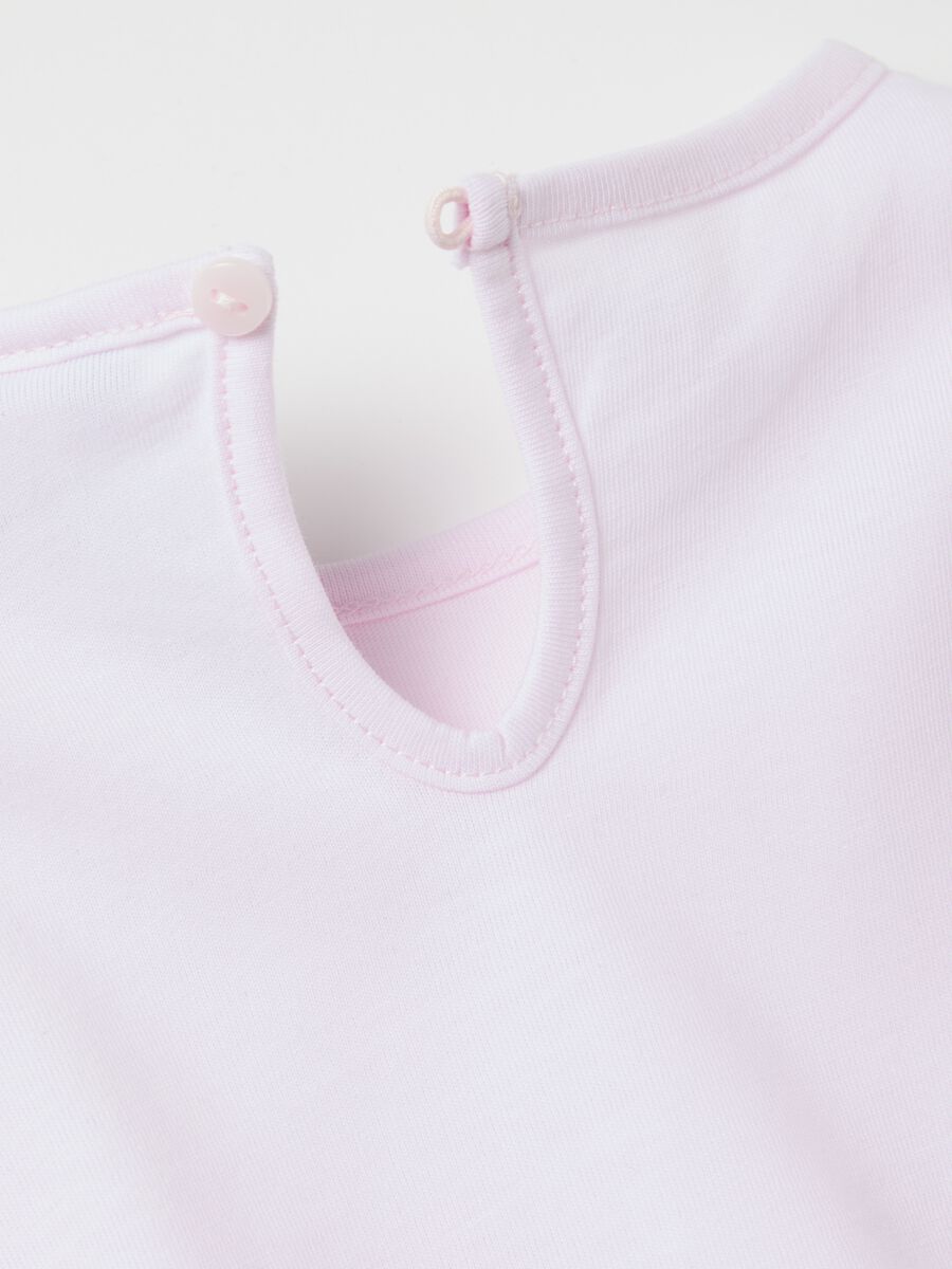 Cotton T-shirt with print and long sleeves_3