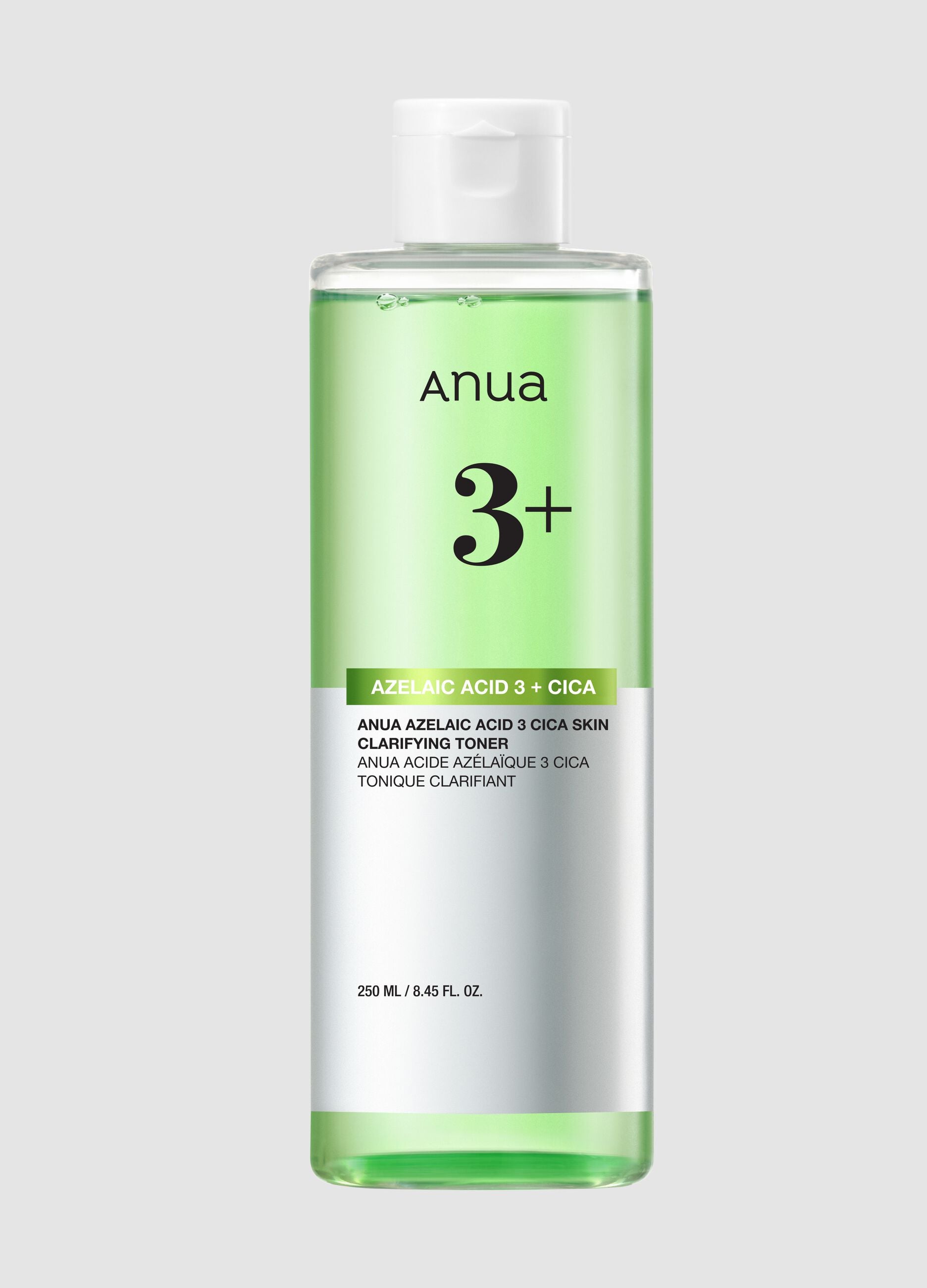 Azelaic Acid 3 Cica Skin Clarifying T&oacute;nico 250 ml &ndash; Skincare coreana