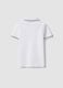 White pure cotton short sleeve polo shirt for children with regular fit_1
