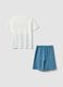 Kids' multicoloured cotton short pyjamas, regular fit_1