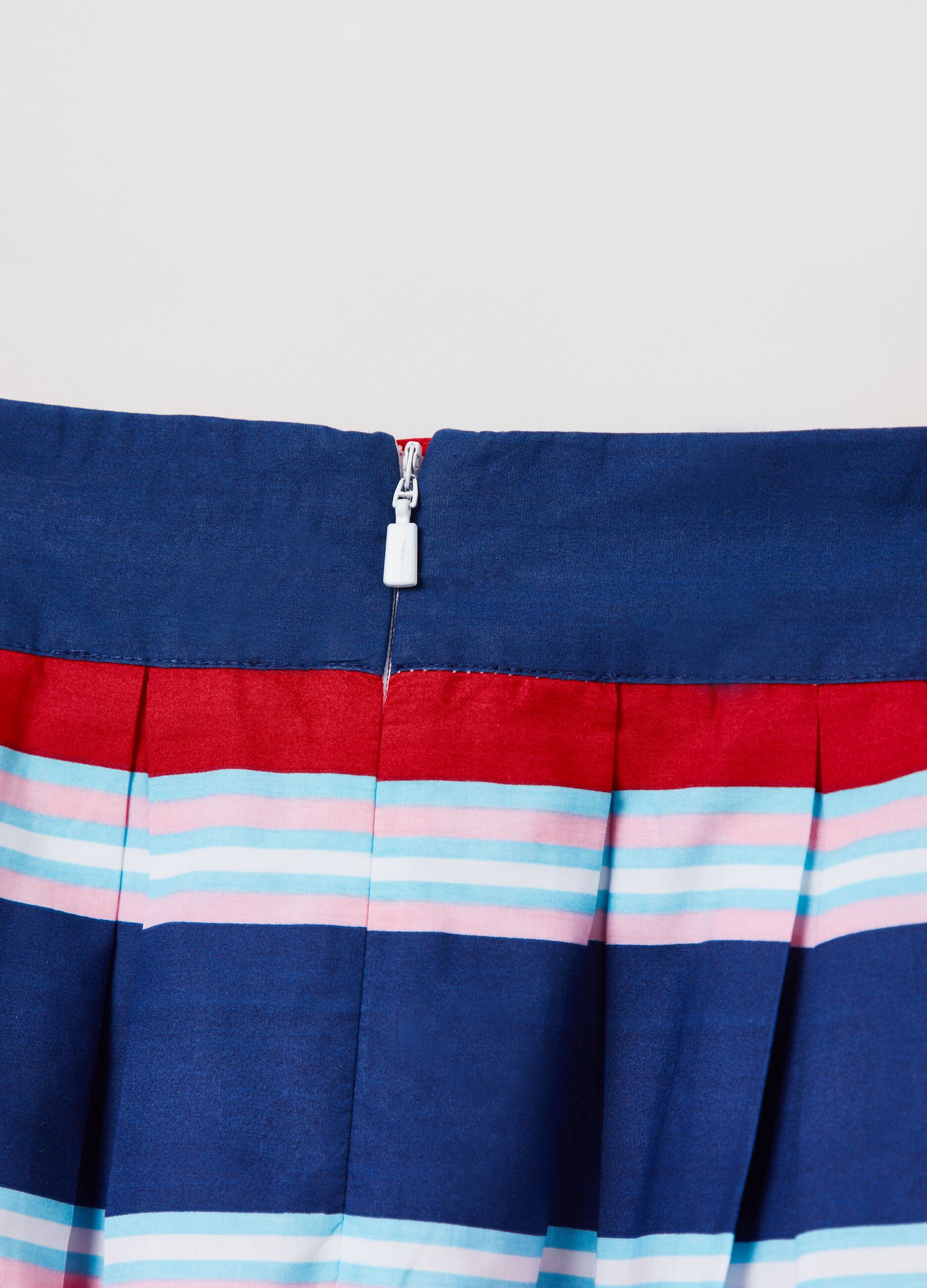 Striped pleated skirt_2