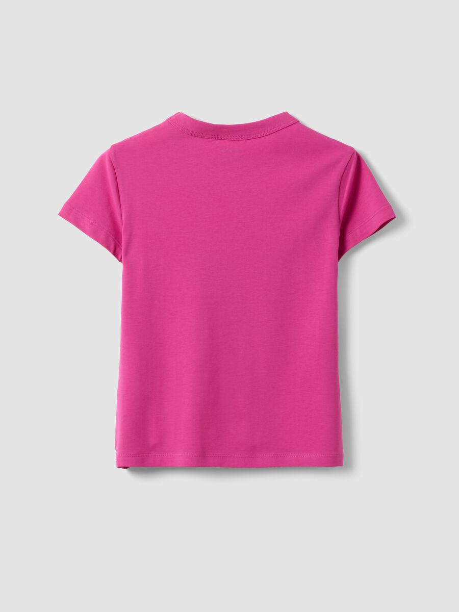 M&auml;dchen T-Shirt aus Stretch-Baumwolle in Rosa, Regular Fit_4