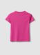 Girls&rsquo; Pink Stretch Cotton T-Shirt, Regular Fit_4