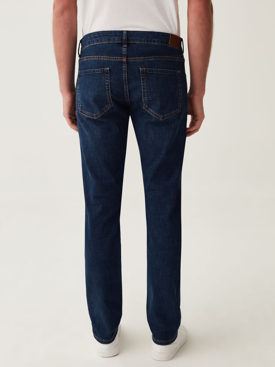 Slim-fit cross-hatch jeans_2