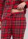 Multicolour plaid pure cotton pyjamas, regular fit_3
