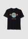 Schwarzes T-Shirt aus reiner Baumwolle mit Hard Rock Cafe Print, Regular Fit_0