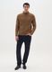 Brown Regular Fit Knitted Jumper_1