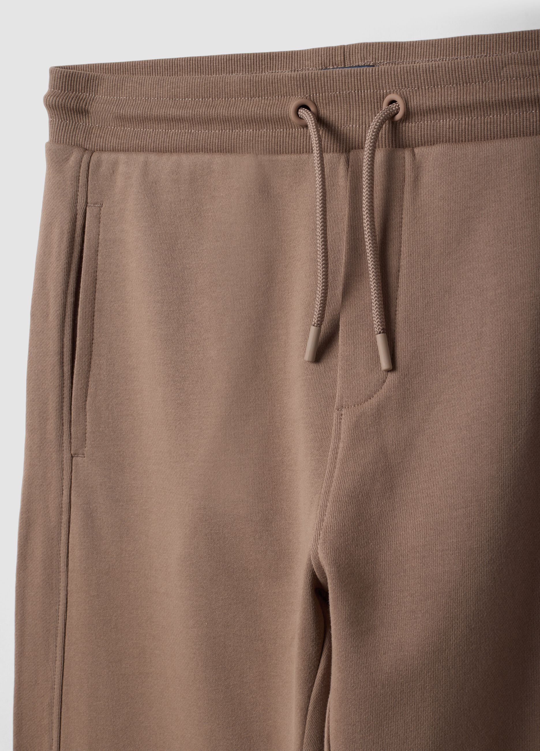 Beige Jogginghose aus Bio-Baumwolle